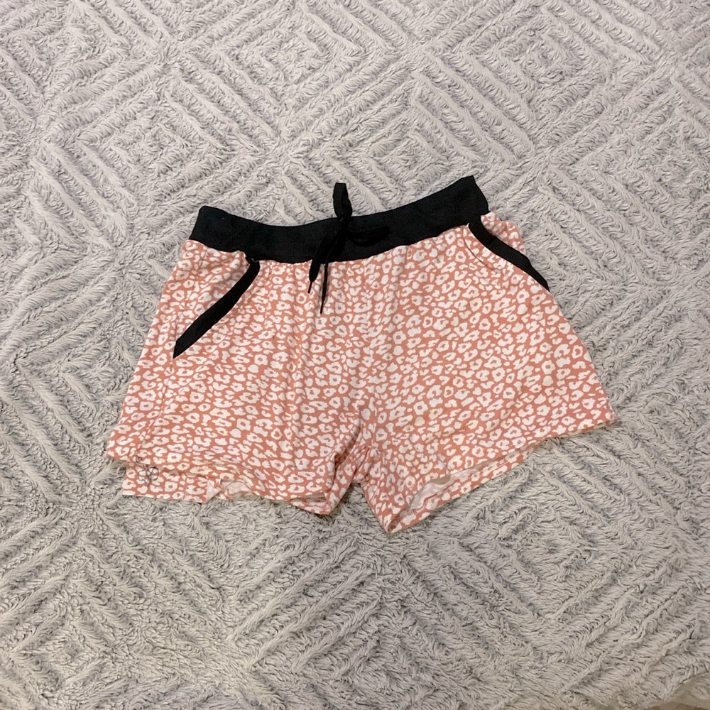 Pink Leopard Shorts